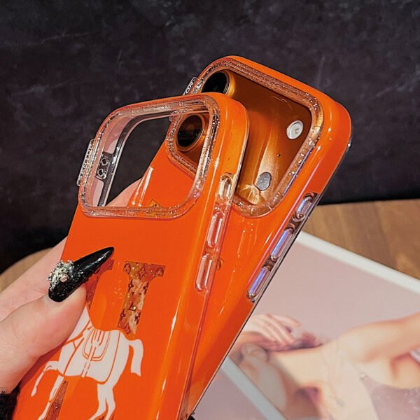 The new mobile phone case for the Year of the Horse is suitable for iPhone17Promax light luxury trendy brand New Year, and Apple 17 mobile phone case.
