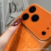 Premium Sense Orange Changes 17 Seconds Mobile Phone Case, Suitable For IPhone17Promax Trendy Brand New Apple 16 Protective Case