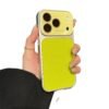 Lychee Pattern Glass Lens Film Mobile Phone Case Is Suitable For IPhone17Promax Apple Mobile Phone Case New Model.