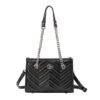 2026 New Trendy Niche Design Leather Chain Small Bag Feminine Atmosphere And Versatile High-End Texture Shoulder Crossbody Bag