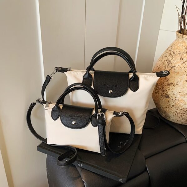 Popular Dumpling Bag Women’S Nylon Splicing Light Luxury Dragon Bags Xiang Change Light Shoulder Messenger Handbag