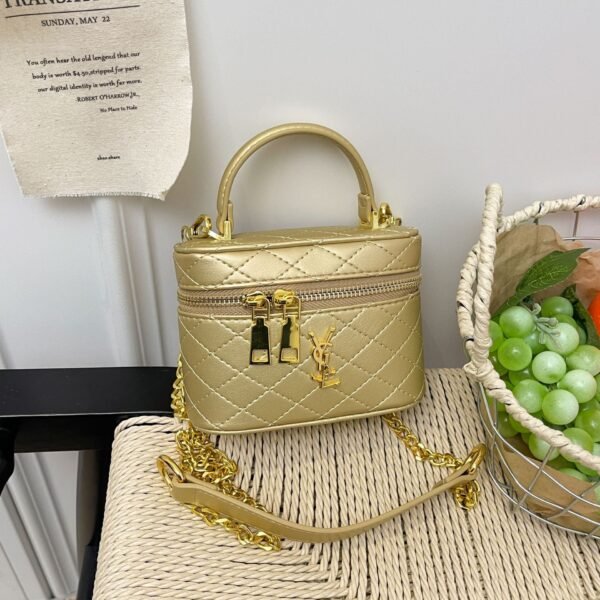 Fashion Poplar Forest Portable Box Bag Bags Small Fragrant Style Light Luxury Style Messenger Bag High Tide Commuter Small Square Bag