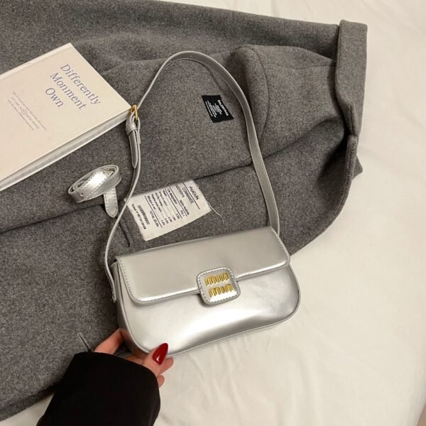 Version Of Small Square Bag Mi.U Fashion High-End Bags Texture Bag Women’S Bag Spice Girl Shoulder Messenger Bag