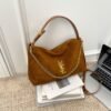 Trade Trend Poplar Forest Shoulder Bag Leopard Print Suede Handbag Large Capacity Fashion Texture Shoulder Messenger Bag