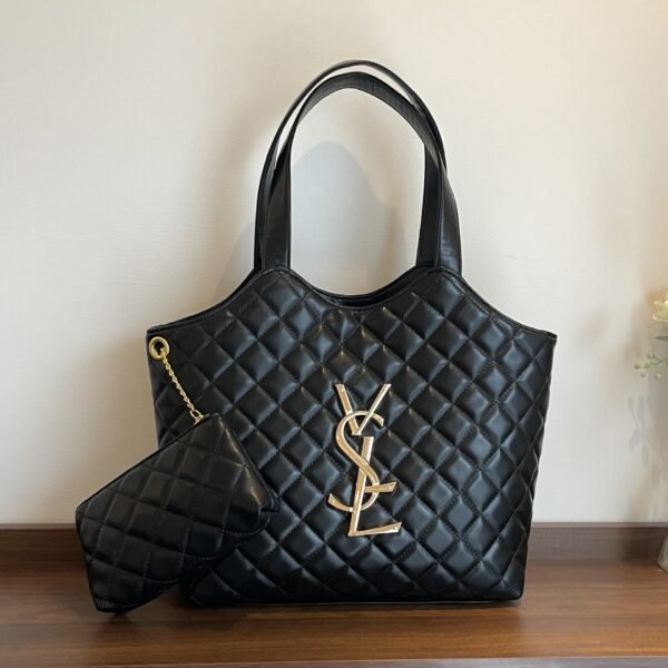 Light Luxury Retro Diamond Handbag, Poplar Forest Tote Bag, Tide Niche Child And Mother Bag, Large-Capacity Commuter Women’S Bag