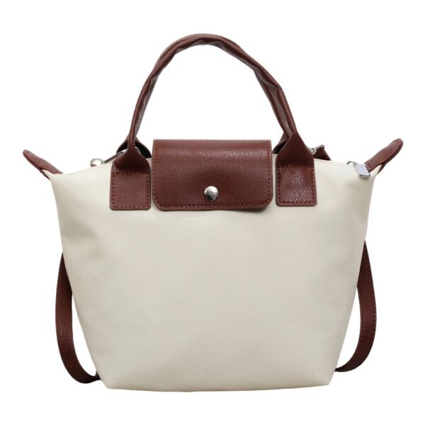 Simple High-End Fashion Shoulder Bag Contrasting Color Dragon Bags Xiang Large Capacity Tide Commuting Versatile Style Messenger Bag