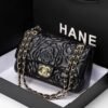 Bag Women’S 2026 New Trendy Fashion Leather Texture Small Fragrant Wind Camellia Embroidery CF Shoulder Messenger Chain Bag
