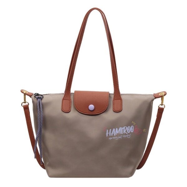 Fashion Oxford Cloth Dumpling Bag Dragon Bags 70 Years Embroidery Leisure Commuting Simple Versatile Large Capacity Handbag