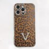 Applicable to Apple 17Promax advanced sense leopard print all-inclusive tide brand explosion and iPhone16 mobile phone case
