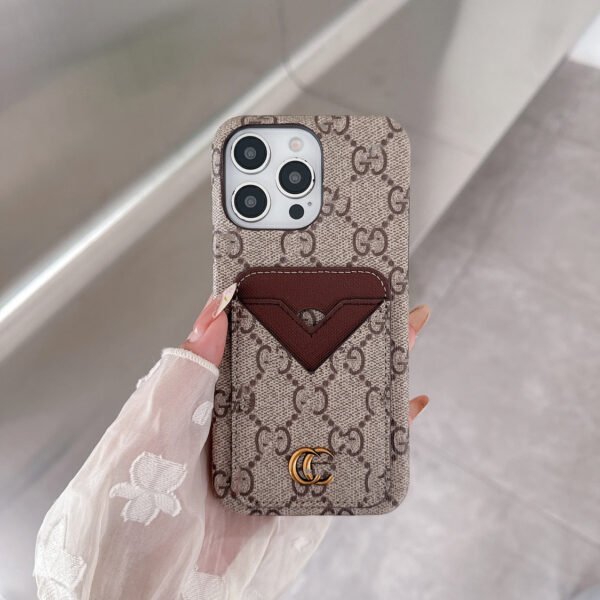 Insert Card Retro Protective Case For IPhone17Promax Explosive Card Bag Tide Brand Apple 16 Mobile Phone Case