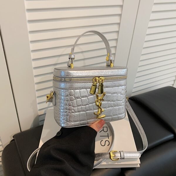 Light Luxury Premium Poplar Forest Portable Box Bag Bags Stone Pattern Rhombus Small Square Bag Premium Shoulder Messenger Bag