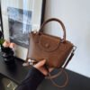 High-End Pleated Texture Handbag Women’S Niche Design Dragon Bags Xiang Commuter Messenger Bag Versatile Shoulder Bag
