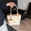 High-End Texture Retro Miu Bucket Bag Versatile Light Luxury Commuter Mother-In-Law Bag Large Capacity One-Shoulder Tote Bag