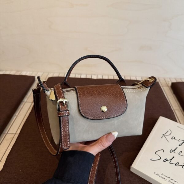 Fashion Contrasting Dragon Bags, Dumpling Bags, Retro Commuting Shoulder Bodybags, Handbags, Light Luxury Mobile Phone Bags