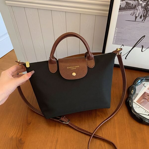 New Oxford Cloth Dumpling Bag Women Tide Dragon Bags Xiang Splicing Simple Handbag Commuter Messenger Bag