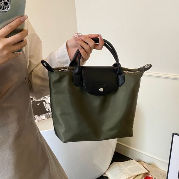 Popular Dumpling Bag Women’S Nylon Splicing Light Luxury Dragon Bags Xiang Change Light Shoulder Messenger Handbag