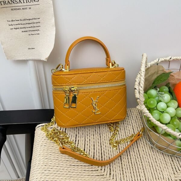 Fashion Poplar Forest Portable Box Bag Bags Small Fragrant Style Light Luxury Style Messenger Bag High Tide Commuter Small Square Bag