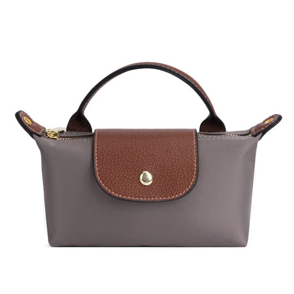 Nylon Cloth Dumpling Bag Long Mini Xiang Handbag Fashionable Versatile Commuter Splicing Shoulder Messenger Bag