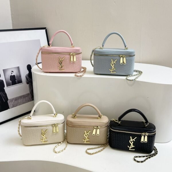 Light Luxury Premium Poplar Forest Portable Box Bag Bags Woven Diamond Square Bag Women’S Premium Shoulder Messenger Bag