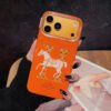 The new mobile phone case for the Year of the Horse is suitable for iPhone17Promax light luxury trendy brand New Year, and Apple 17 mobile phone case.