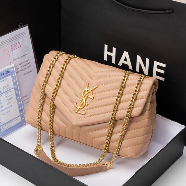 DIY Women’S Bag 2026 New Leather Rhombus Chain Bag Classic Versatile Fashion Messenger Shoulder Handbag Tide