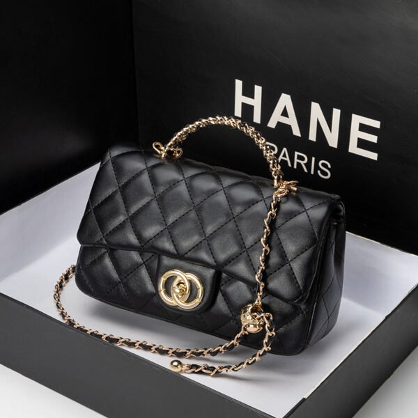 Premium Women’S Bag 2026 New Version Of Fashion Leather Diamond Chain Small Square Bag Handbag Shoulder Messenger Bag