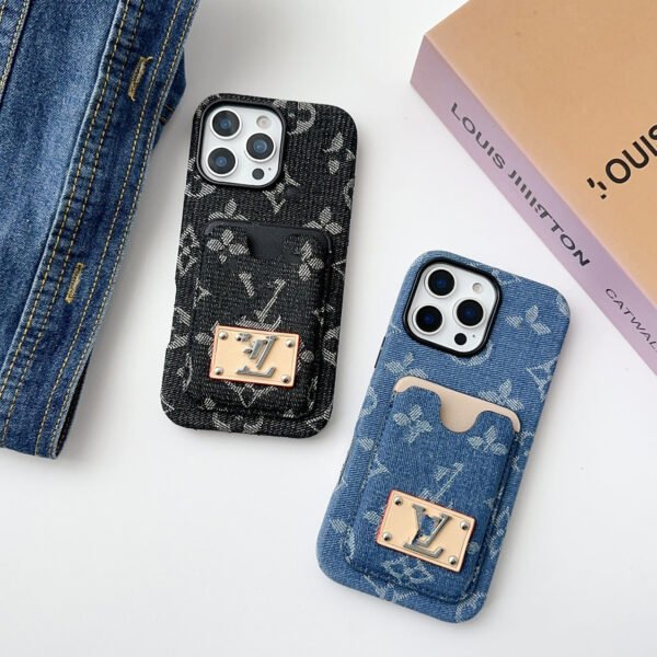 Label trendy card bag for iPhone17Promax and wholesale Apple 16 mobile phone case two-in-one