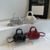 New Oily Skin Mini Handbag Bag Niche Lipstick Bag Crossbody Min Bowling Bag Women’S Bag