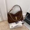 Trade Trend Poplar Forest Shoulder Bag Leopard Print Suede Handbag Large Capacity Fashion Texture Shoulder Messenger Bag