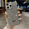 Luxury Rhinestone Electroplated Mobile Phone Case Is Suitable For IPhone17Promax Light Luxury High-End Apple Protective Case New Model