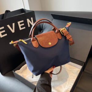 New Oxford Cloth Bag, Dragon Bags, Women'S Texture Fashion Splicing, Dumpling Bag, Simple Handbag