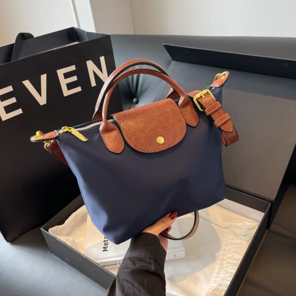 New Oxford Cloth Bag, Dragon Bags, Women’S Texture Fashion Splicing, Dumpling Bag, Simple Handbag