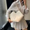 Light Luxury Poplar Forest Tote Bag Large Capacity V-Shaped Commuter Bags Fashion Tide Handbag Shoulder Bag
