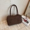 Vintage Suede MIU Shoulder Bag Bag Texture Women’S Handbag Bowling Ball Mother Bag Niche Pillow Bag
