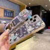 Hot-Selling Electroplating Mirror Cartoon Laser Butterfly Suitable For IPhone17Promax Flash Diamond Apple Phone Case