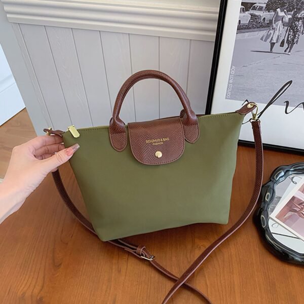 New Oxford Cloth Dumpling Bag Women Tide Dragon Bags Xiang Splicing Simple Handbag Commuter Messenger Bag