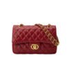 2026 New Chanel CF Classic Versatile Diamond Chain Small Fragrant Women’S Bag Fashionable Leather Shoulder Messenger Bag