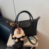 Frosted Woolen Hand-Held Dumpling Bag Trend Dragon Bags Xiang Splicing Ins Letter One-Shoulder Crossbody Bag Versatile