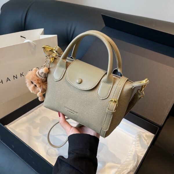 Simple Dumpling Bag New Dragon Bags Xiang High-End Texture Hand-Spliced Shoulder Messenger Bag