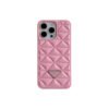 Lambskin Embossed Rhombus Premium Sense Light Luxury Trendy Brand Suitable For IPhone17Promax Anti-Drop Apple Phone Case