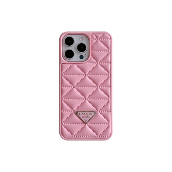 Lambskin Embossed Rhombus Premium Sense Light Luxury Trendy Brand Suitable For IPhone17Promax Anti-Drop Apple Phone Case