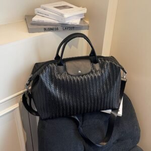 Retro Dragon Bags Large-Capacity Outdoor Travel Herringbone Sports Fitness Bag Trendy Cool Shoulder Messenger Bag