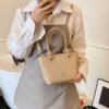 Light Luxury Miu Vegetable Basket Bag Women’S New Premium Handbag Spring Casual Versatile Shoulder Messenger Bucket Bag