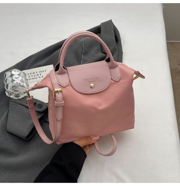 New Light Luxury Dragon Bags Xiang Nylon Splicing Trend Large Capacity Tote Portable Shoulder Messenger Bag