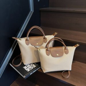 Oxford Cloth Dumpling Bag New Splicing Trade Dragon Bags Xiang Handbag Trendy Niche Shoulder Women'S Bag