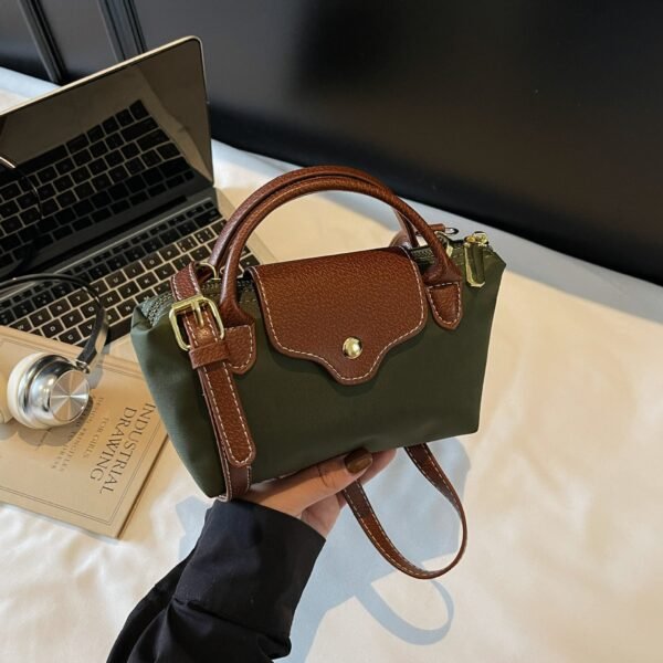 Style Premium Dragon Bags Xiang Handbag Nylon Cloth Fashion Dumpling Bag Retro Messenger Bag Commuter Women’S Bag