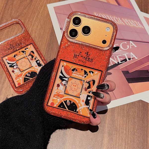 The New Glitter Mobile Phone Case Is Suitable For IPhone17Promax Light Luxury Popular Apple 17 Mobile Phone Case.
