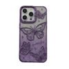 Explosion Applies To IPhone17promax Electroplating Three-Dimensional Butterfly Gradual Change Glitter, Apple 16 Mobile Phone Case