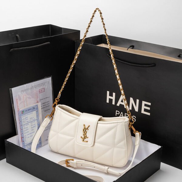 High-End Texture Baguette Bag Chain Armpit Bag Women’S 2026 New Trendy Fashion Versatile Leather Shoulder Crossbody Bag