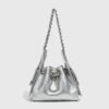 Leather 2026 New 25bag Mini Drawstring Hobo Bag Premium Diamond Chain Underarm Bag Female